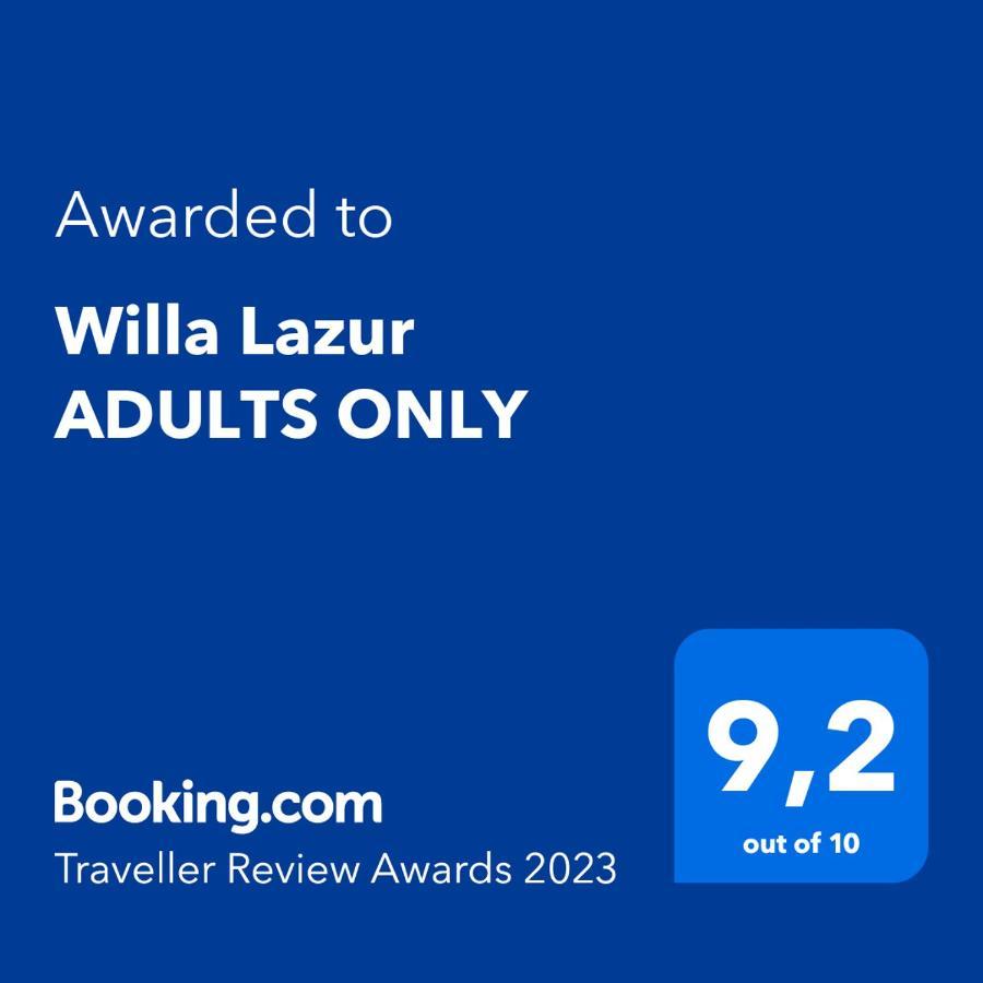 Willa Lazur Adults Only Miedzyzdroje Eksteriør bilde
